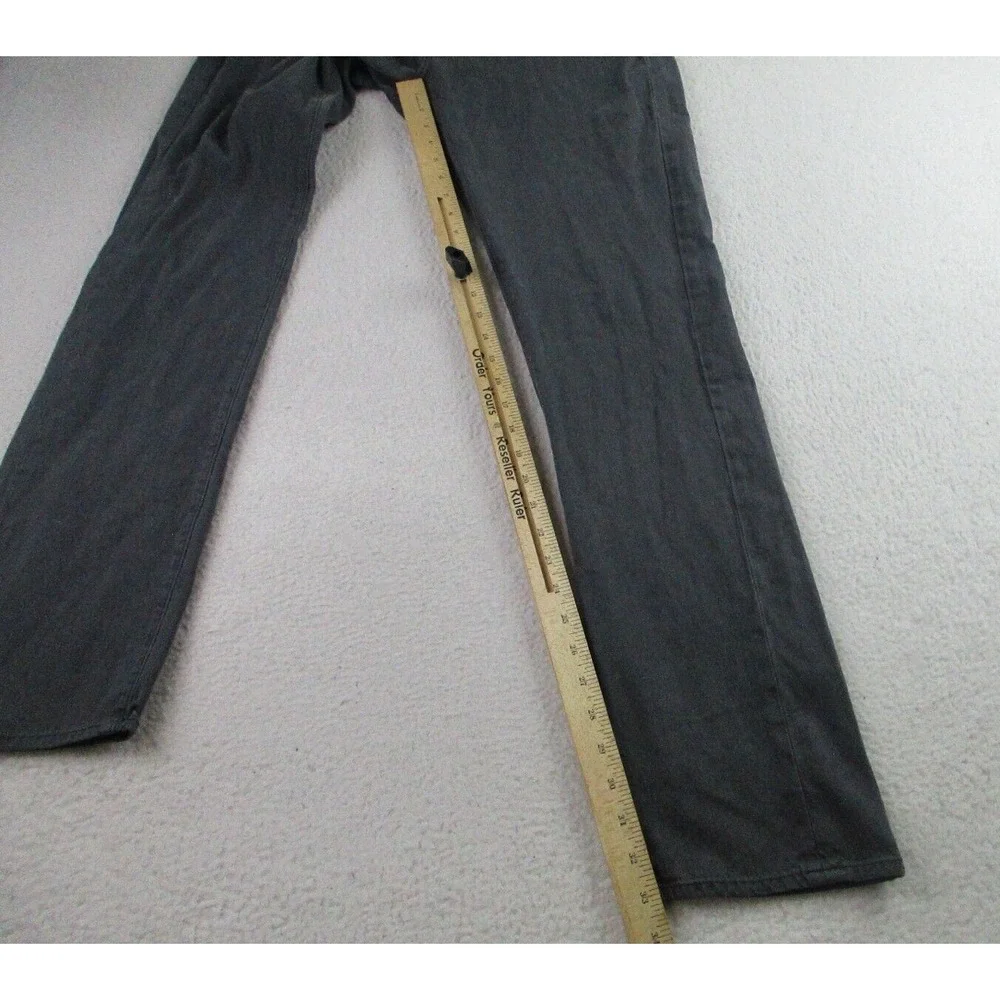 Agave Denim Rocker Jeans Mens 34x33 Gray Classic Taper‎ Straight Made In USA